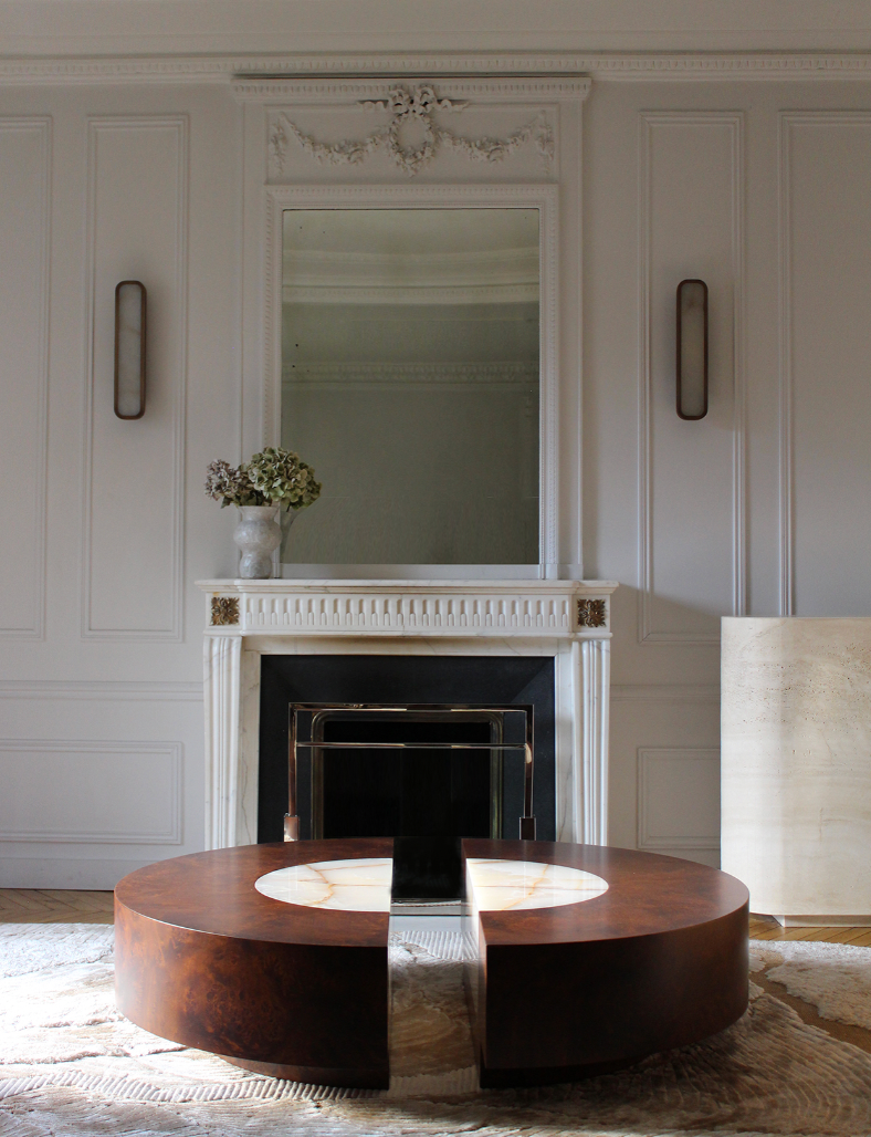 Baci Round Coffee Table by Marbera