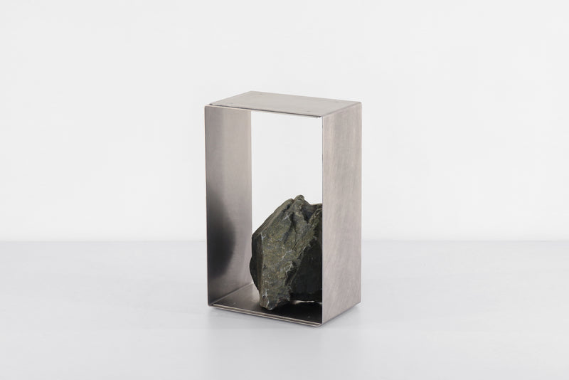 Steel and Stone Side Table by Batten and Kamp