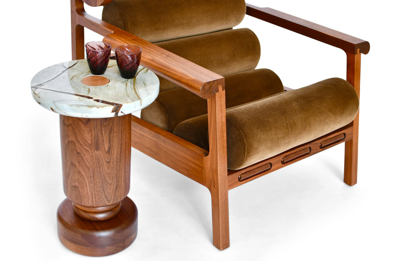 Tumbler Drinks Table by Last Ditch Design