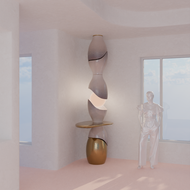 Wave Column by Forma Rosa Studio