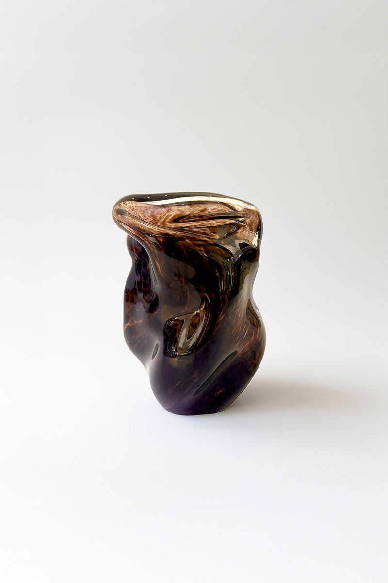 Wave Stool / Side Table I Blown Glass by Homa