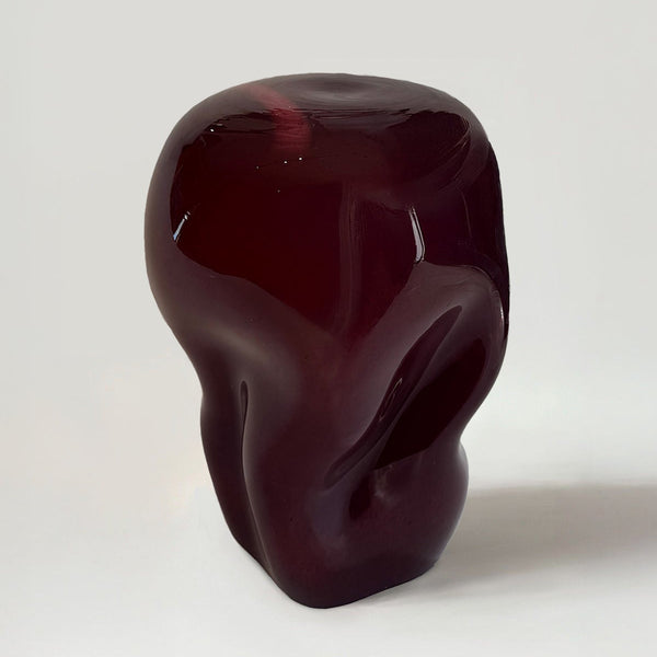 Wave Stool / Side Table VI Blown Glass by Homa