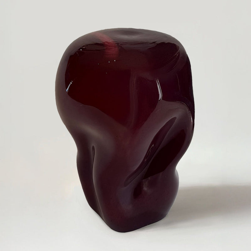 Wave Stool / Side Table VI Blown Glass by Homa