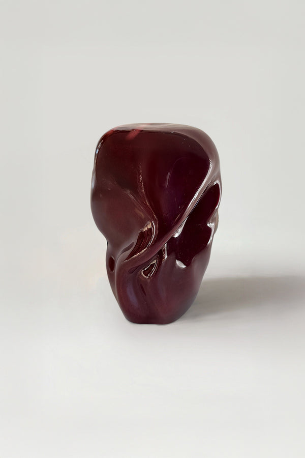 Wave Stool / Side Table VI Blown Glass by Homa