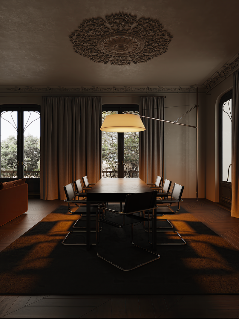 Altum Floor to Cieling Lamp by Wartel