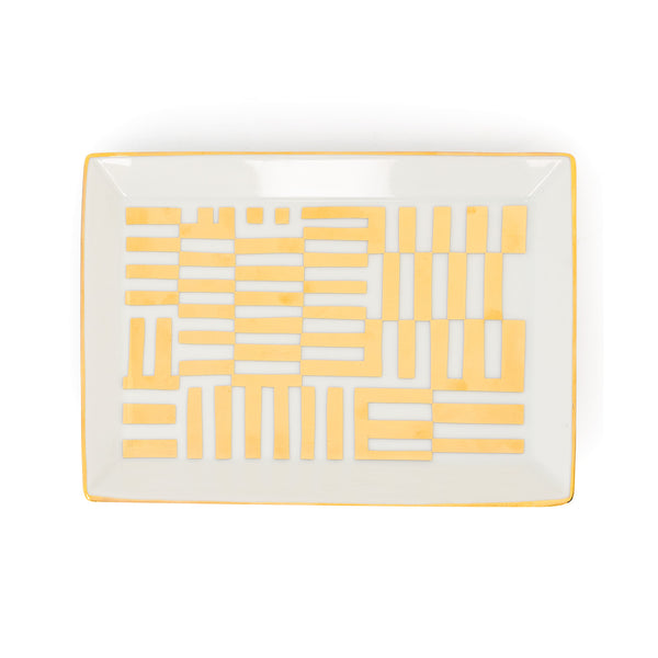 Abstract Porcelain Tray 0101 By VISO Project