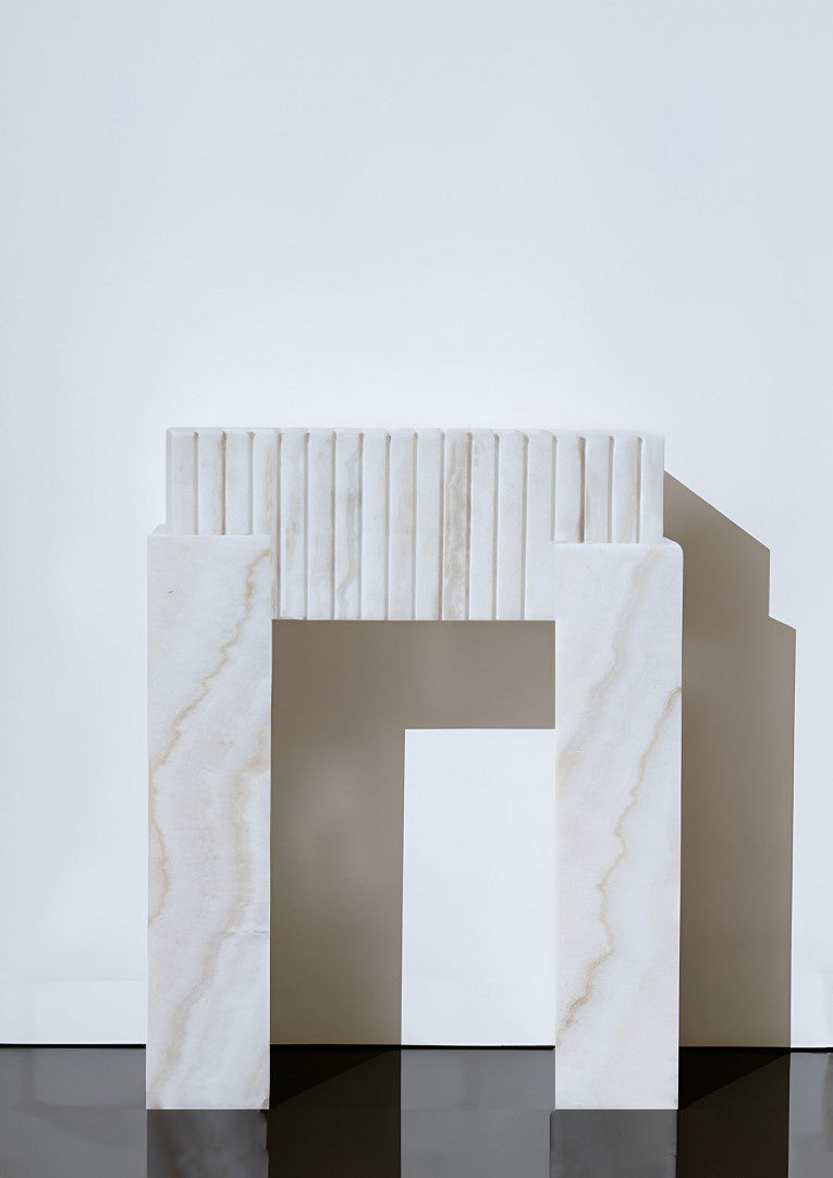 Gina Onyx Table Stool by Marbera