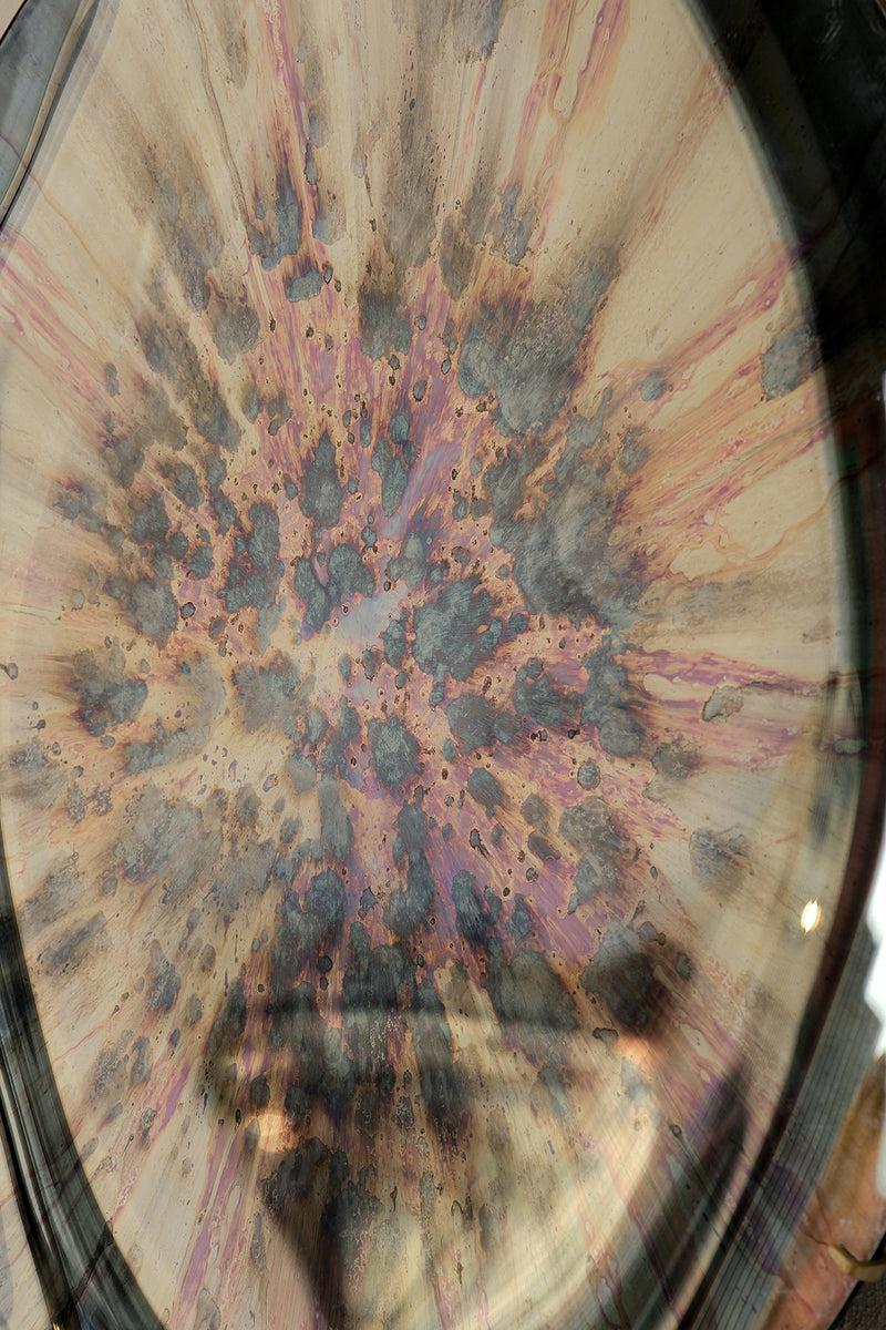 Carina Nebula Concave Oxidized Mirror by Homa