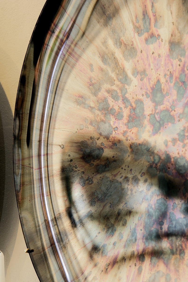 Carina Nebula Concave Oxidized Mirror by Homa