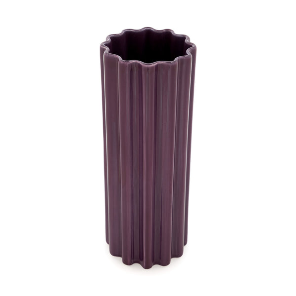 Purple Ceramic Vase Churro 0103 By VISO Project