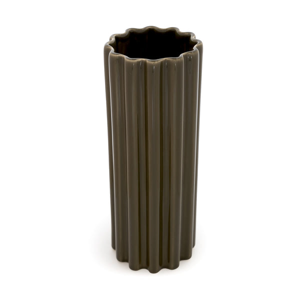 Green Ceramic Vase Churro 0102 By VISO Project