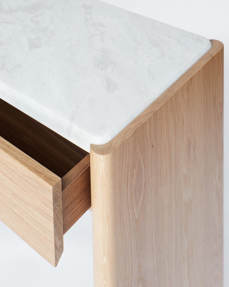 Roebuck Console by Scheibe Design