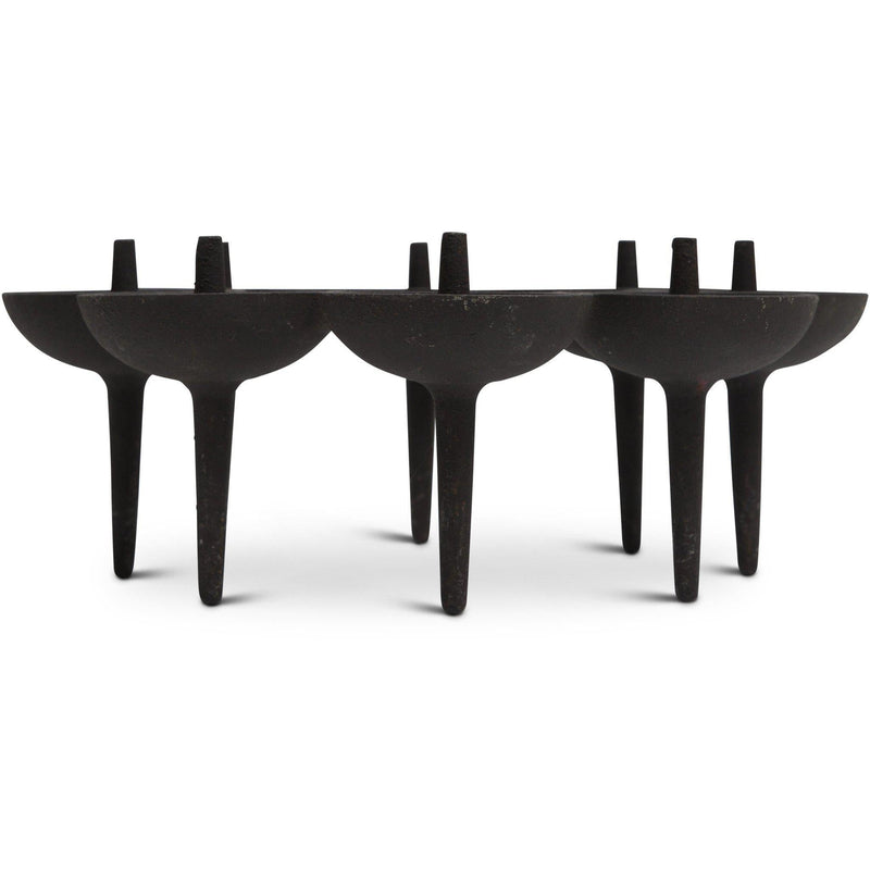 Börge Rojalin for Dansk Cast Iron Candle Holder - "Circlet"