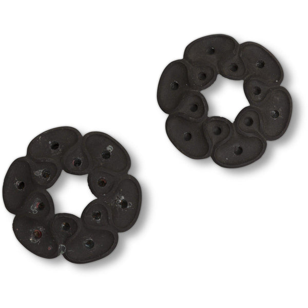 Jens Quistgaard for Dansk Cast Iron Candle Holder - "Flower Petal" (Pair)