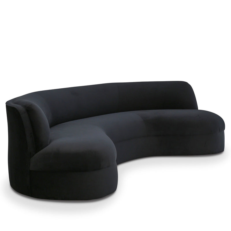 Biomorphic Curved Sofa