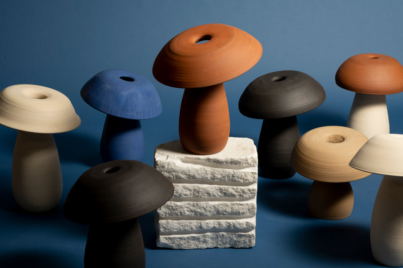 Mushroom Lamp by Nicholas Pourfard